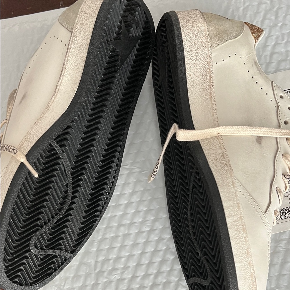 Golden Goose nappa ballstars Sneakers glitter Star and Heel size 41 - Picture 6 of 13